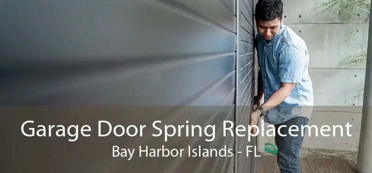 Garage Door Spring Replacement Bay Harbor Islands - FL