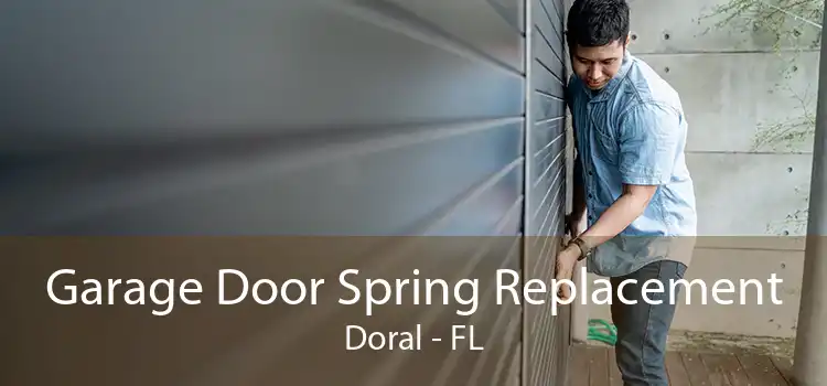 Garage Door Spring Replacement Doral - FL