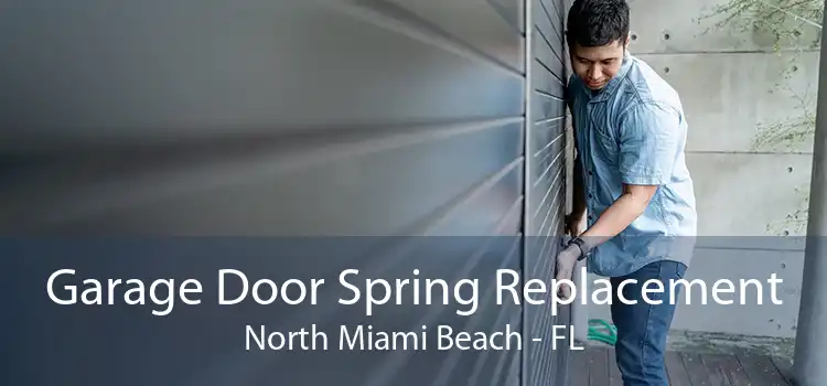 Garage Door Spring Replacement North Miami Beach - FL
