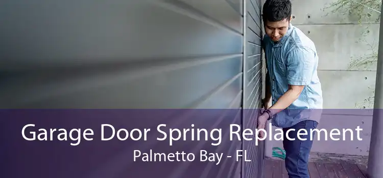 Garage Door Spring Replacement Palmetto Bay - FL